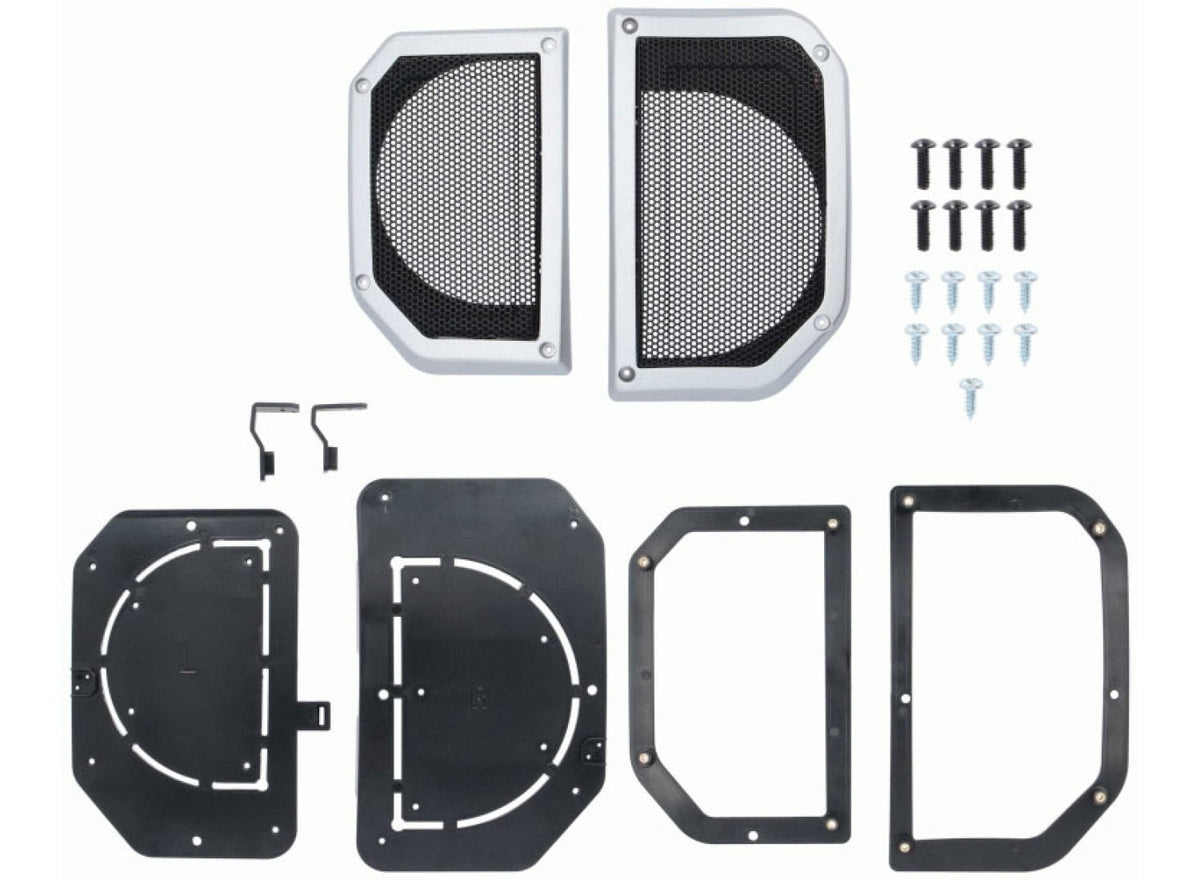 Metra JP-1020 Lower Dash Speaker Grille Cut-Ins - Jeep Wrangler JL | Gladiator JT 2024-2026 — view 1