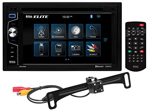 BOSS Audio Systems Elite Series BV755BLC Car Stereo - Double Din, 6.2 Inch Touchscreen, Bluetooth, CD DVD Player, AM/FM Radio Receiver, Backup Camera, Wireless Remote Control, USB, SD, Aux In — view 4
