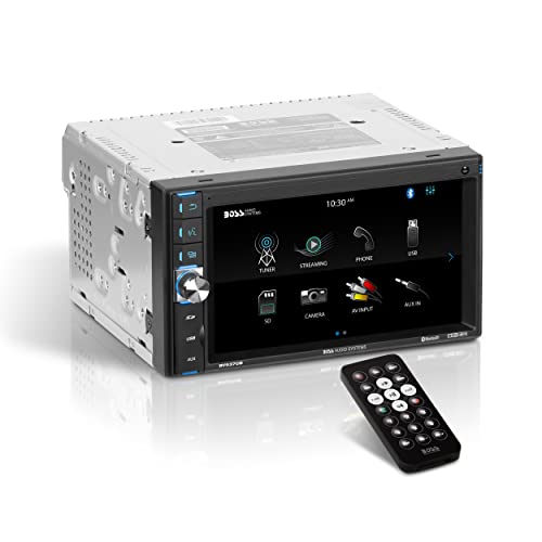 BOSS Audio Systems BV9370B Car Stereo – Double Din, 6.5 Inch Touchscreen, Bluetooth, No CD DVD Player, AM/FM Radio Receiver, Wireless Remote Control — view 1