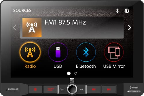 Dual Electronics 9″ USB Mirroring AV Media Receiver – DM90MIR — view 1