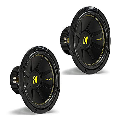 Kicker 44CWCD124 CompC 12-inch (30cm) Dual 4-Ohm Voice Coil Subwoofer — view 2