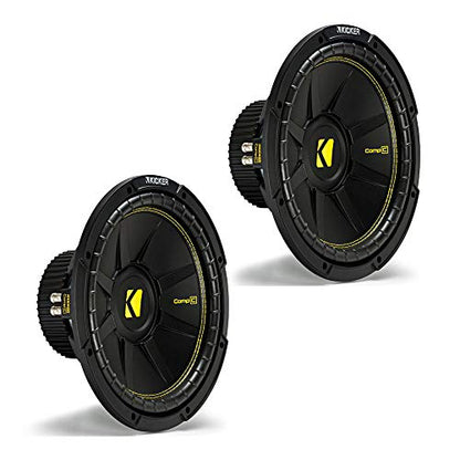 Kicker 44CWCD124 CompC 12-inch (30cm) Dual 4-Ohm Voice Coil Subwoofer — view 2