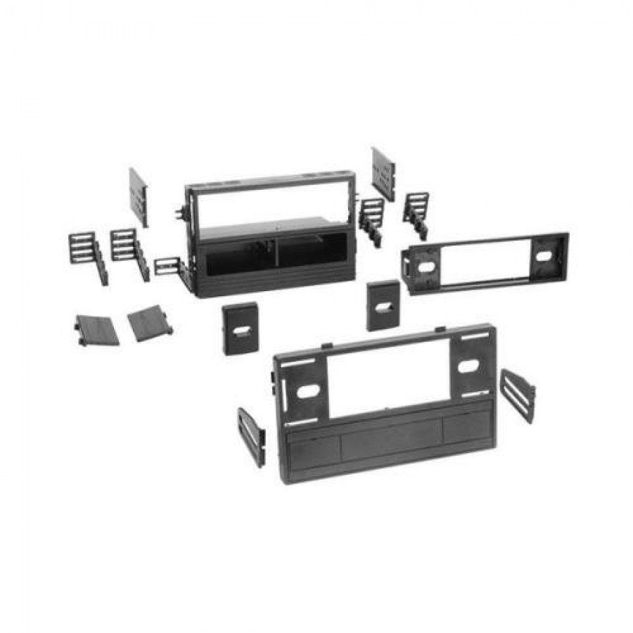 American International UIK777P Universal IMPORT Pocket 1 DIN Installation Kit — view 1