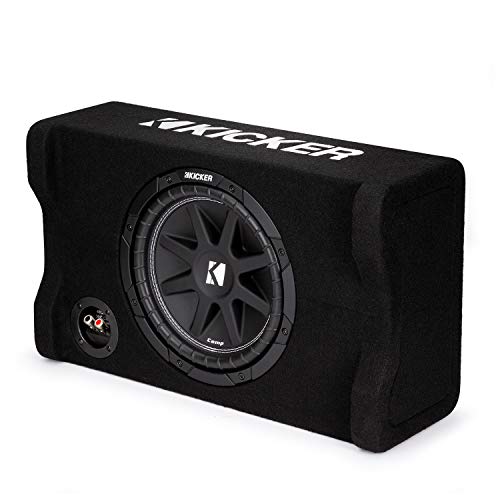 Kicker 48CDF104 Comp 10" Down-Firing Loaded Subwoofer Enclosure, 4-Ohm — view 2