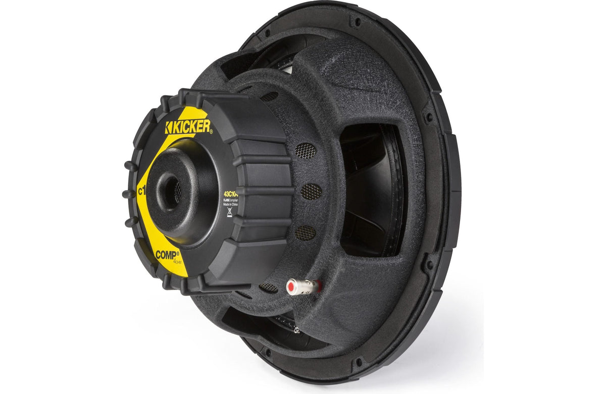 Kicker 43C104 10" Comp Subwoofer - 4 Ohm SVC — view 5