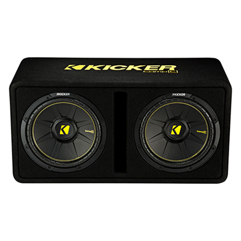 Kicker 44DCWC122 Dual CompC 12-inch Subwoofers in Vented Enclosure — view 5