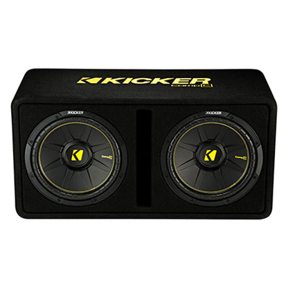 Kicker 44DCWC122 Dual CompC 12-inch Subwoofers in Vented Enclosure — view 5