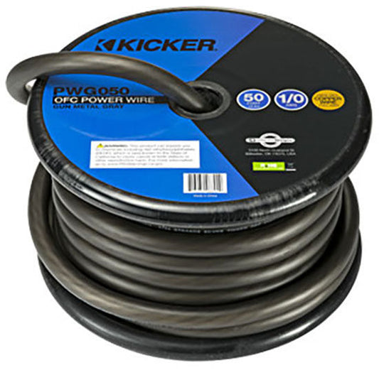 Kicker PWG050 (GRAY) 1/0AWG, 50 ft Power Wire — view 1