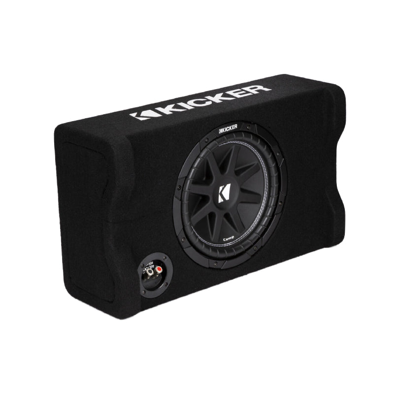 Kicker 48CDF104 Comp 10" Down-Firing Loaded Subwoofer Enclosure, 4-Ohm — view 4