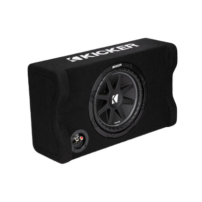 Kicker 48CDF104 Comp 10" Down-Firing Loaded Subwoofer Enclosure, 4-Ohm — view 4
