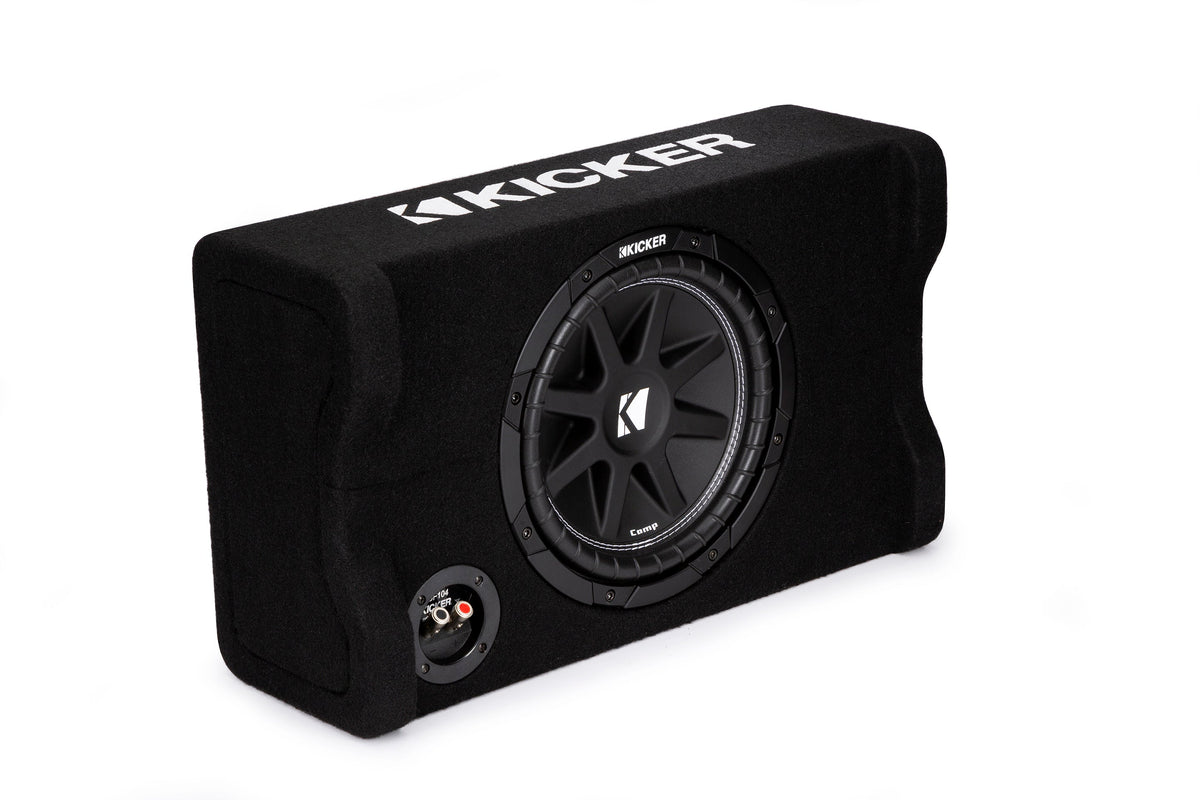 Kicker 48CDF104 Comp 10" Down-Firing Loaded Subwoofer Enclosure, 4-Ohm — view 6