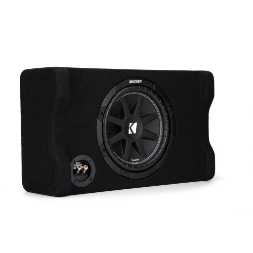 Kicker 48CDF104 Comp 10" Down-Firing Loaded Subwoofer Enclosure, 4-Ohm — view 5