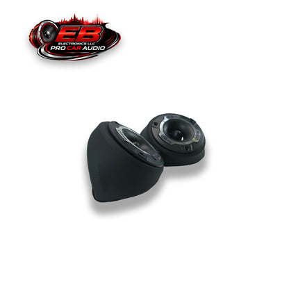 Universal 3.5" Angled Tweeter Pods – Pair – MDF Enclosure
