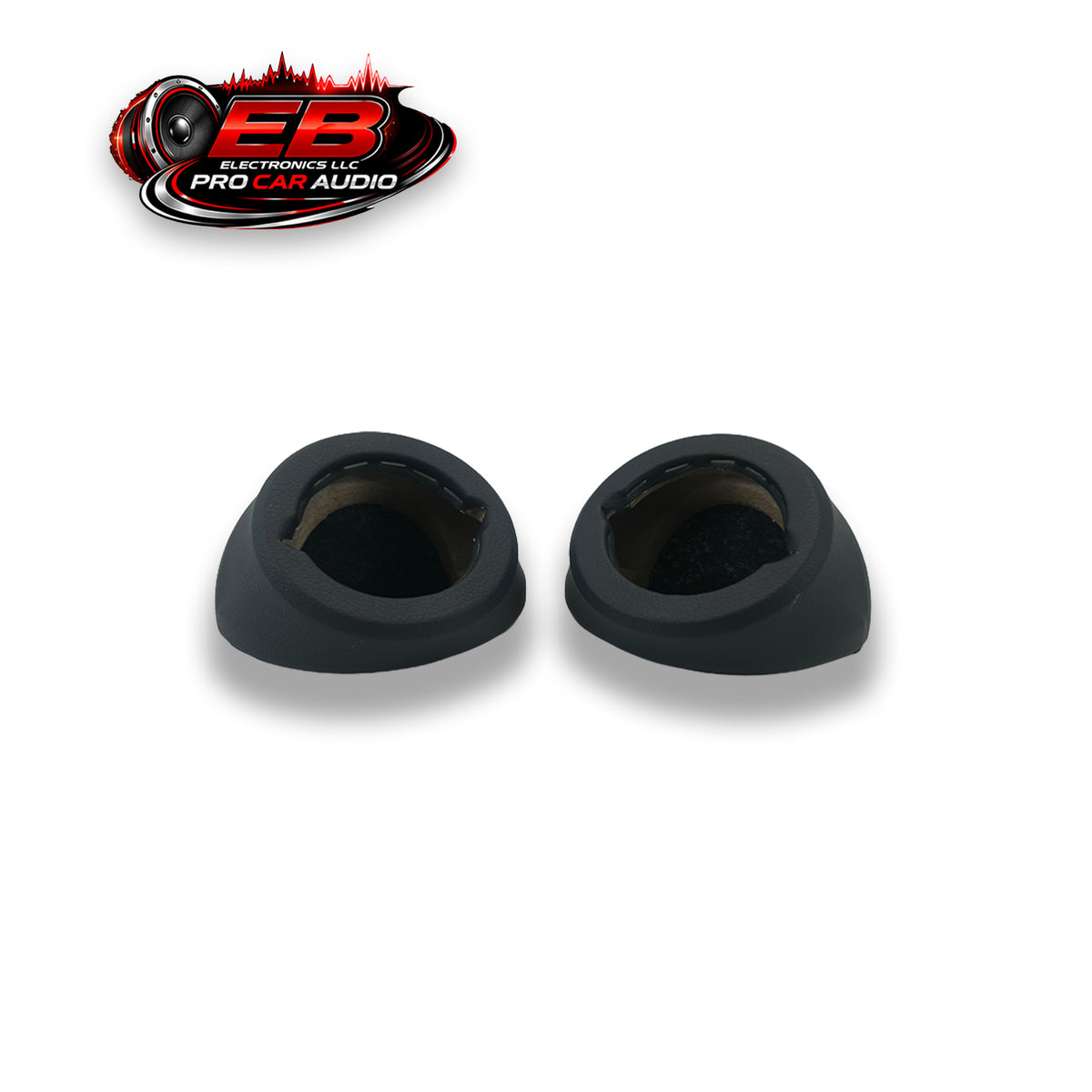 Universal 3.5" Angled Tweeter Pods – Pair – MDF Enclosure