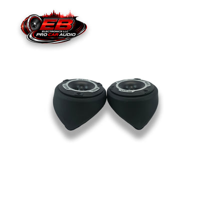 Universal 3.5" Angled Tweeter Pods – Pair – MDF Enclosure