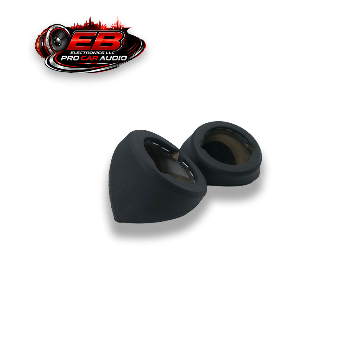 Universal 3.5" Angled Tweeter Pods – Pair – MDF Enclosure
