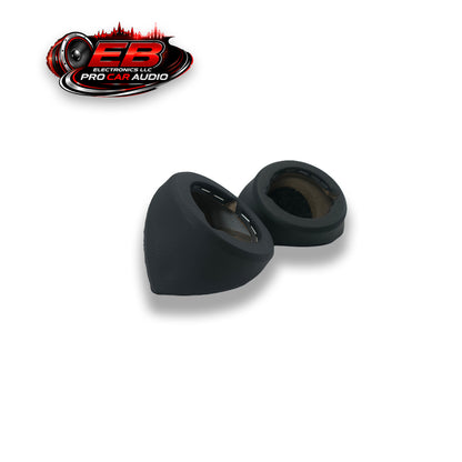 Universal 3.5" Angled Tweeter Pods – Pair – MDF Enclosure