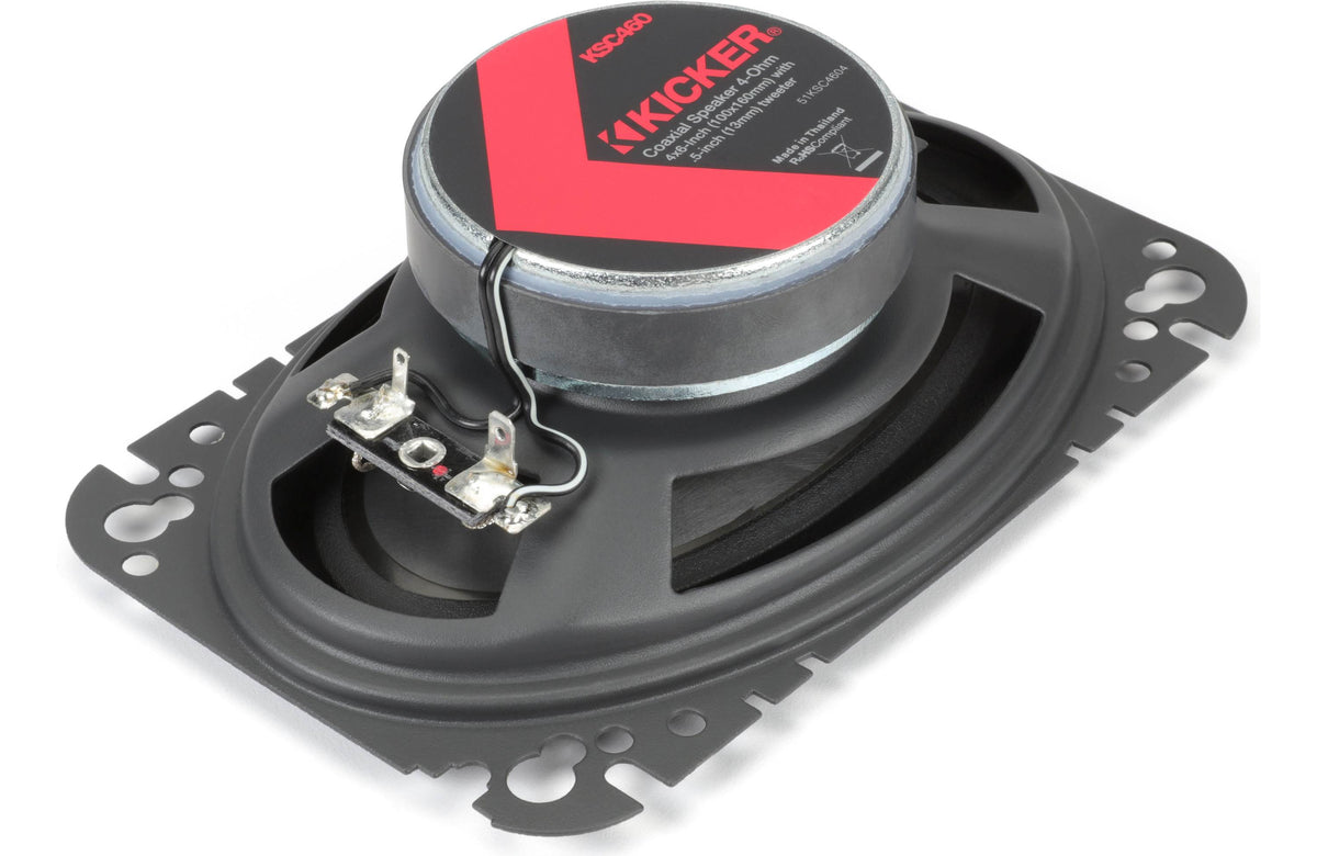 Kicker 51KSC4604 KSC460 4x6" Coaxial Speakers — view 1