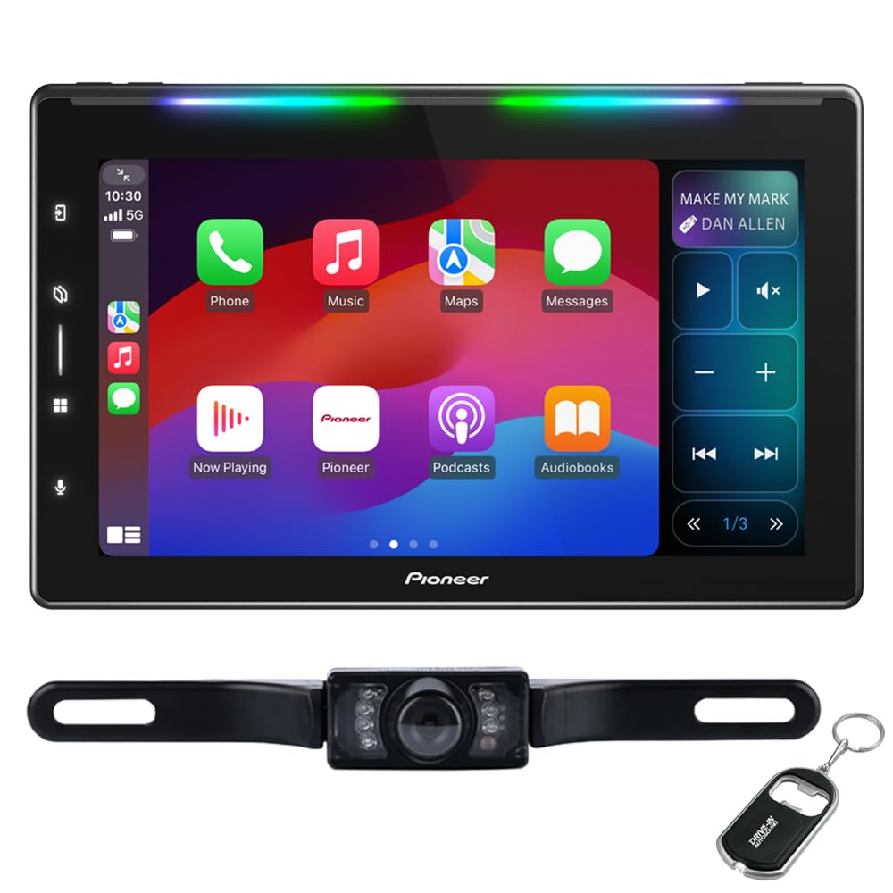 Pioneer DMH-WT6000NEX 10.1" Floating Single-DIN Multimedia Receiver Carplay — view 2