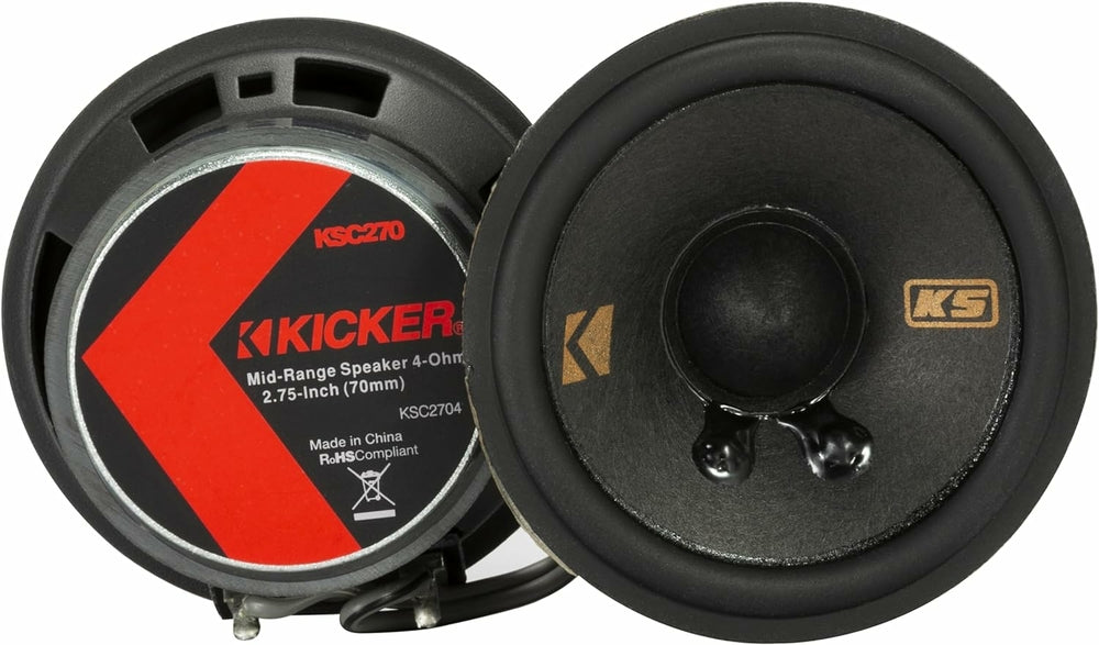 Kicker KSC270 2.75" Mid/Tweeters — view 1
