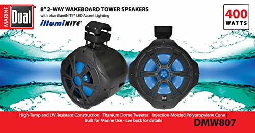 Dual 8″ 2-Way Wakeboard Tower Speakers – DMW807 — view 2