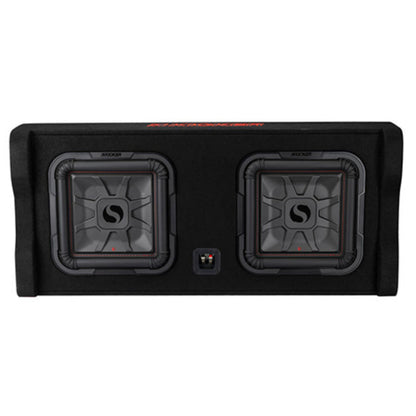 Kicker 49DL7TDF122 Dual Down-Firing 12" L7T 2-Ohm Loaded Enclosure — view 4