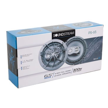 Soundstream PS-65 | 6.5" 4-Way Full Range Coaxial Speakers 300W (Pair) — view 2