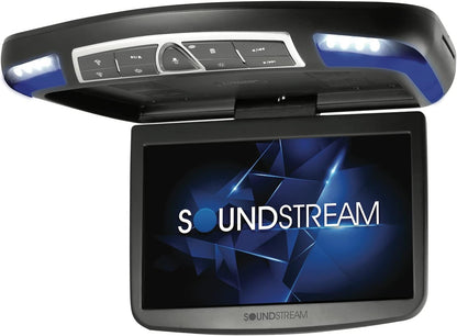 Soundstream VCM-138H | Ceiling Mount DVD Entertainment System w/ MobileLink Smartphone Mirroring — view 2