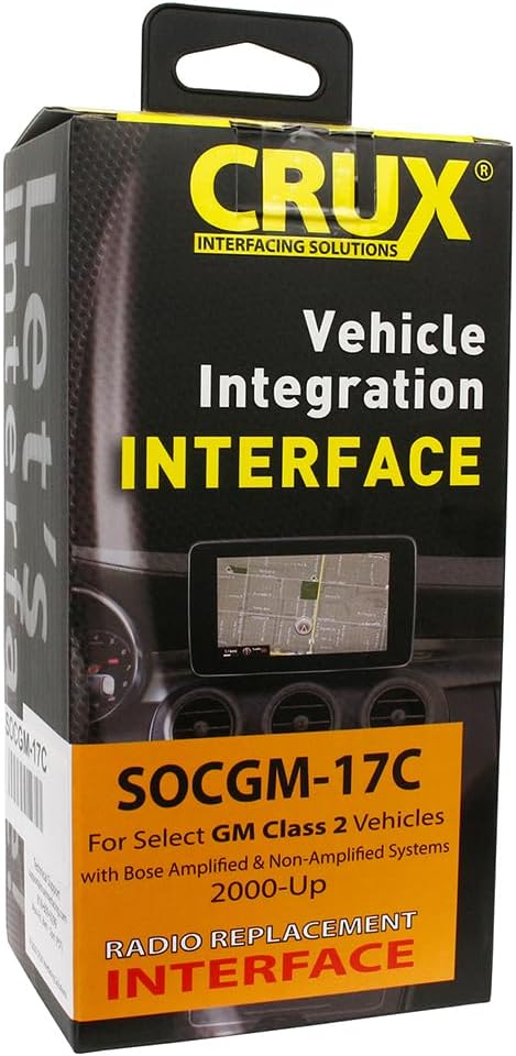 CRUX Interfacing Solutions SOCGM-17C | Radio Replacement Interface for 2000-2013 GM Class II w/ Bose Amplified & Non-Amplified Systems — view 4