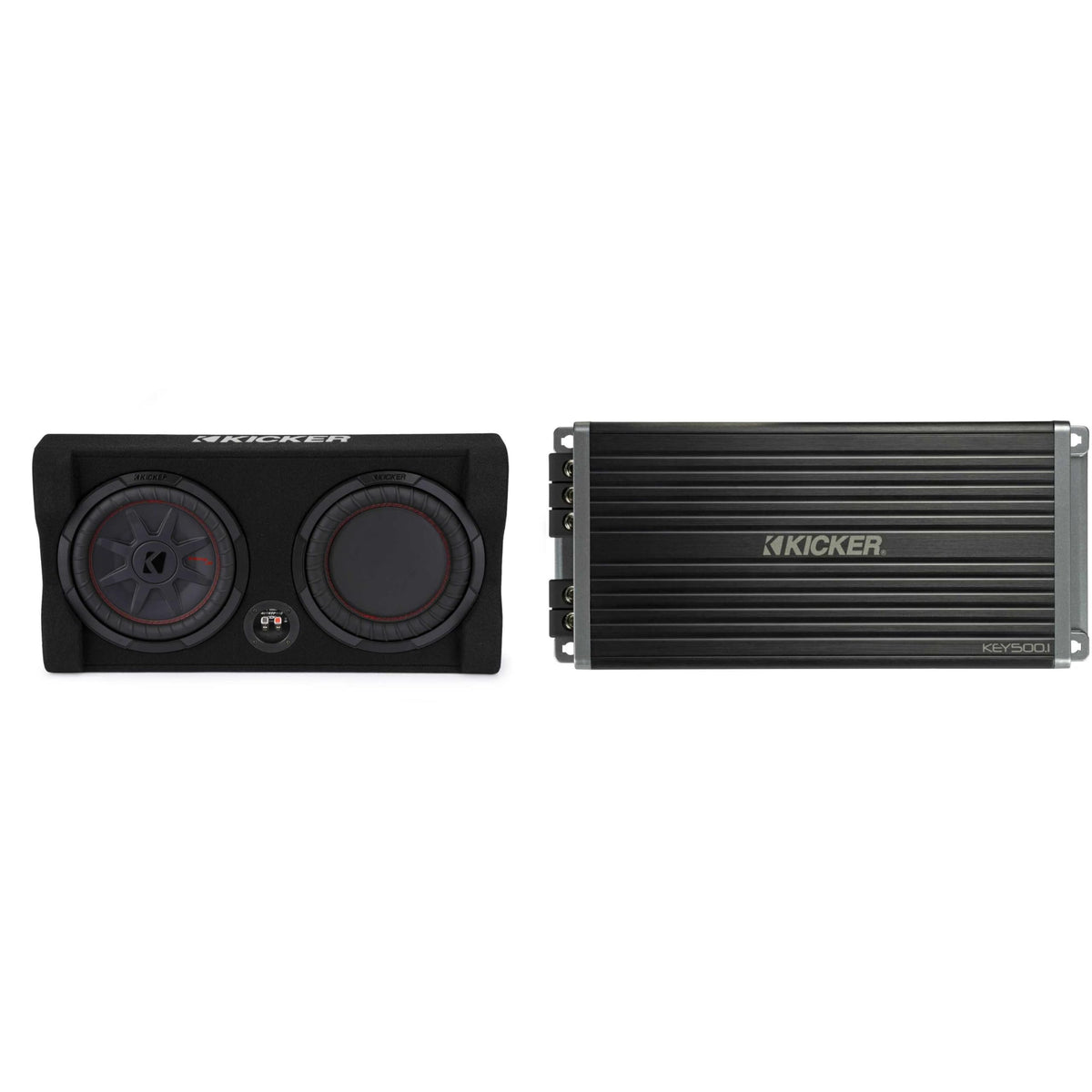 Kicker 48TRTP102 Down-Firing 10" CompRT 2-Ohm Enclosure — view 5