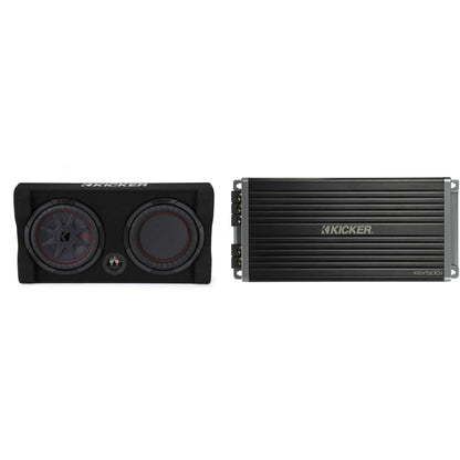 Kicker 48TRTP102 Down-Firing 10" CompRT 2-Ohm Enclosure — view 5