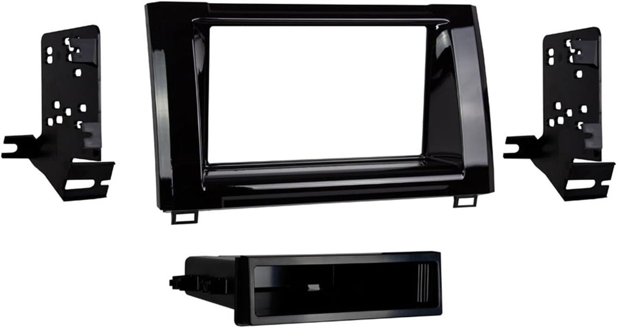 Metra 99-8246HG Single DIN Dash Kit for 2014-Up Toyota Tundra High Gloss Black — view 2