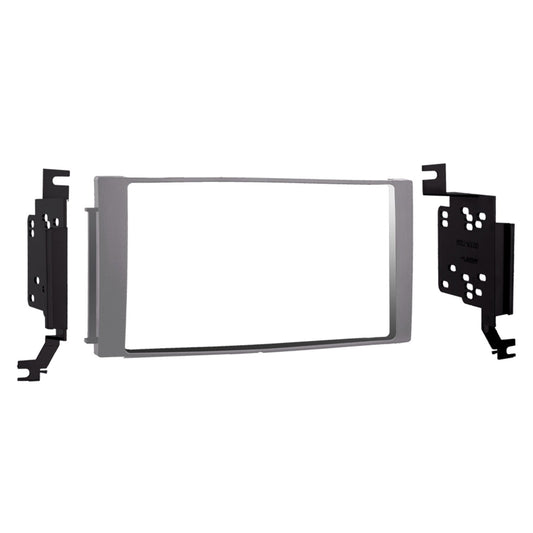 Metra 95-7325S Double DIN Dash Kit for 2007-2012 Hyundai Santa Fe (Silver) — view 1