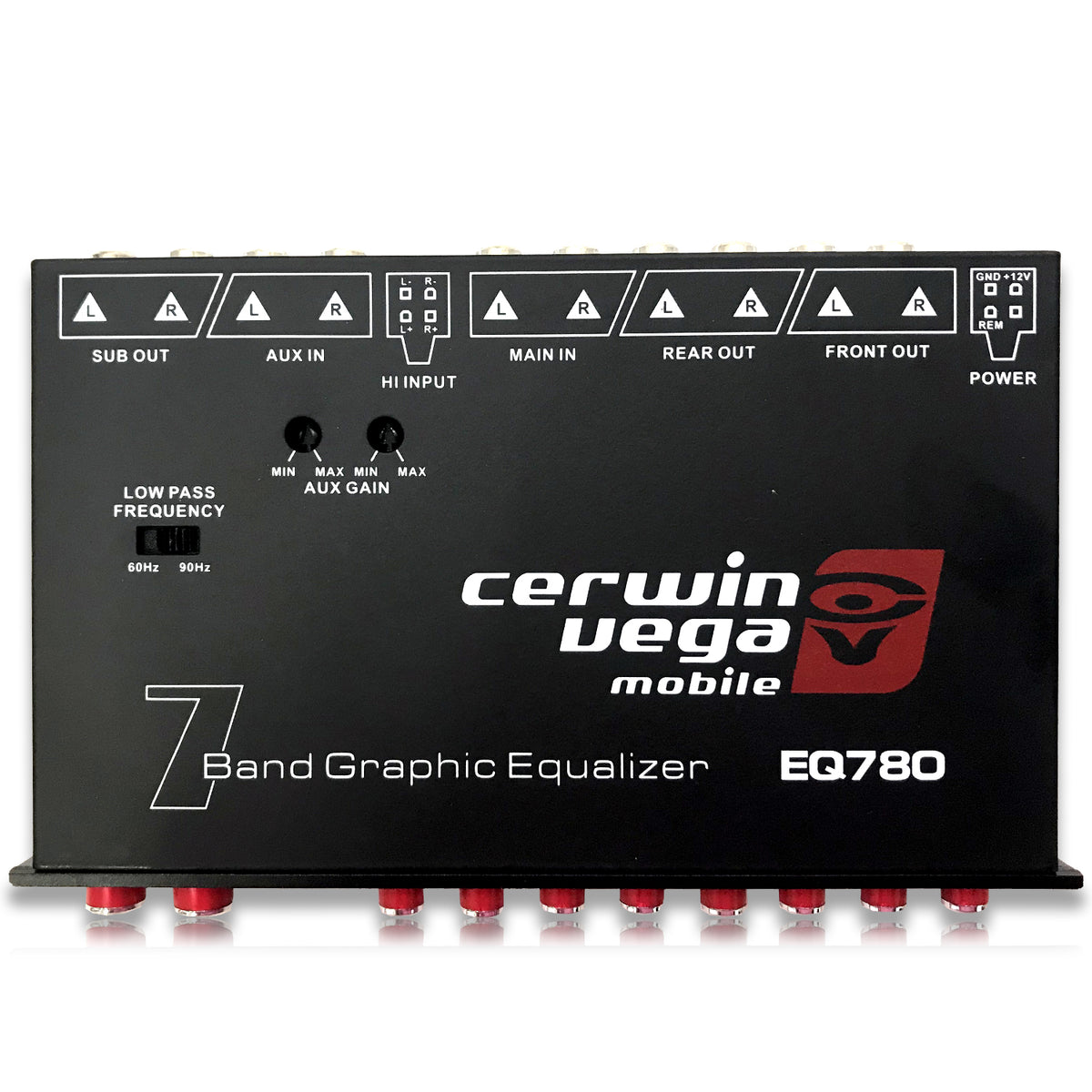 Cerwin-Vega EQ780 7-Band Parametric EQ with Auxiliary Input — view 3