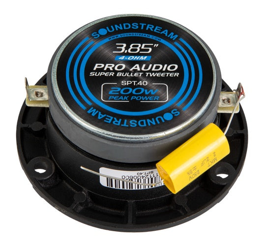Soundstream SPT.40 | 3.85" Pro Audio Super Bullet Tweeter 200W (Pair)