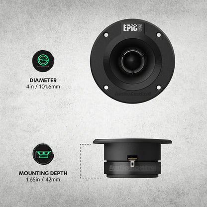 AudioControl EPICPRO4T EPIC PRO Series 4" Car Audio Bullet Tweeters (Pair) — view 3