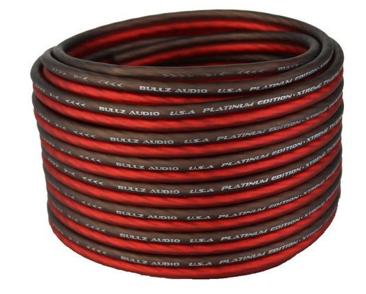 Bullz Audio 50 Ft RED/BLACK TRUE 16 GAUGE AWG CAR HOME AUDIO SPEAKER WIRE CABLE BPES16.50 — view 4