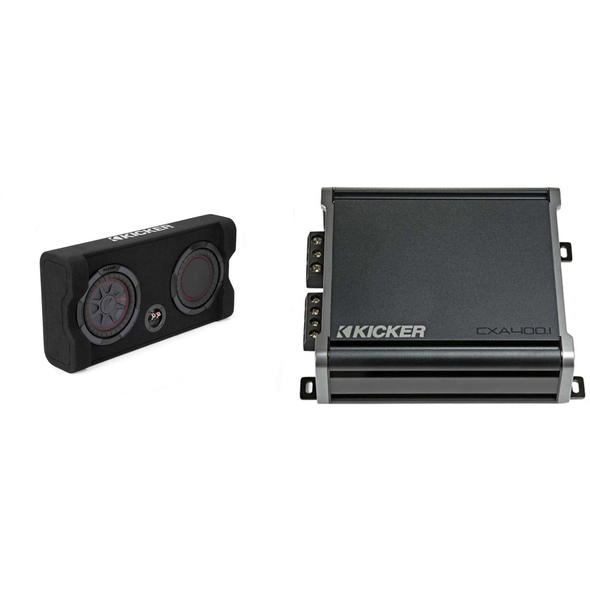 Kicker 48TRTP82 Down-Firing 8" CompRT 2-Ohm Enclosure — view 6