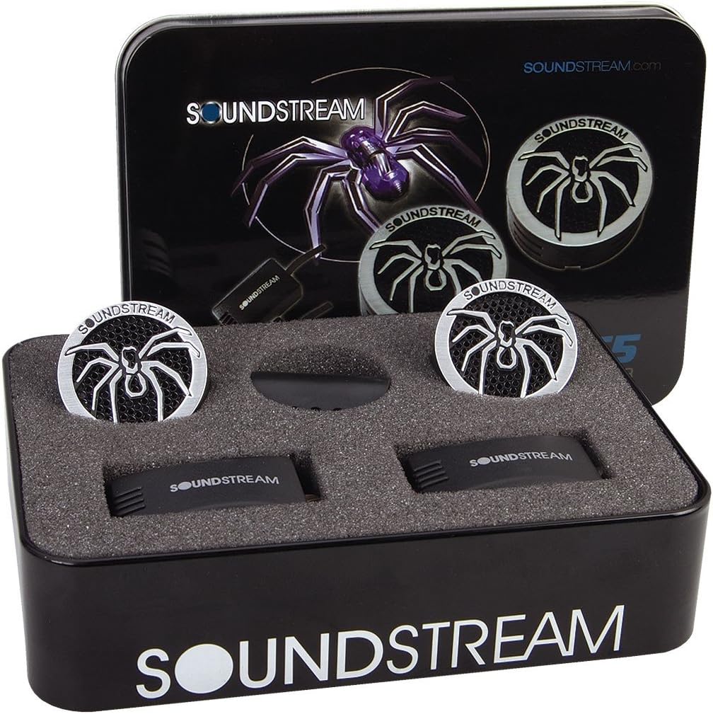 Soundstream TWT.5 | 110W 1" PEI Dome Surface or Angled Mounting 4 Ohm Tweeter Set — view 1