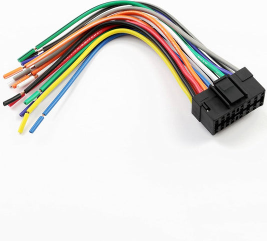 XScorpion JVC16000 Universal 16-Pin Wiring Harness with Aftermarket Stereo Plugs for JVC — view 1