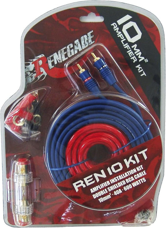 Renegade REN10KIT 10mm² Car Audio Complete Amplifier Installation Wiring Kit — view 1
