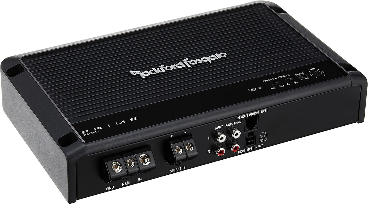 Rockford Fosgate Prime R250X1 250 Watt RMS Monoblock Car Audio Amplifier — view 1