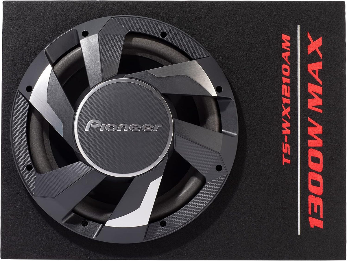 Pioneer TS-WX1210AM 12” 1300 Max Power Ported Enclosure Active Subwoofer with Built-in Amplifier — view 3