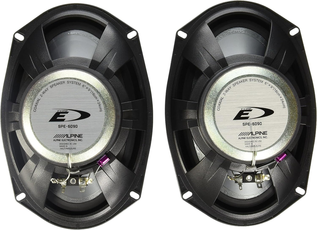 Alpine SPE-6090 Type-E Series 6x9" 2-Way Coaxial Car Speakers — view 3