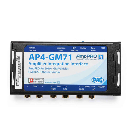 PAC AP4-GM71 AmpPRO4 Amp Integration Interface for 2019 and Up Cadillac, Chevrolet, GMC, Hummer with AVB Ethernet Bose — view 2