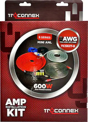 Metra TruConnex 8AWG 600W Complete Amp Kit Multi TC5KIT-8 — view 2