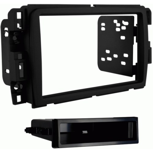 Metra 99-3310B Single DIN Dash Kit for Select 2013-2017 Buick/Chevy/GMC Vehicles (Matte Black) — view 1
