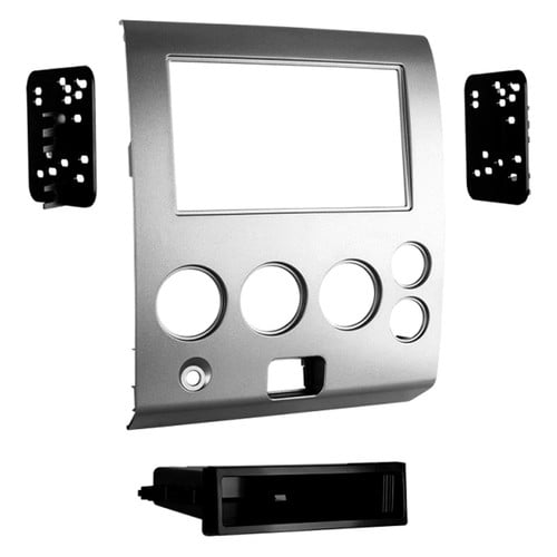 Metra 99-7629S Single/Double DIN Dash Kit for 2004-2007 Nissan Armada/Titan with Factory Navigation (Silver) — view 3