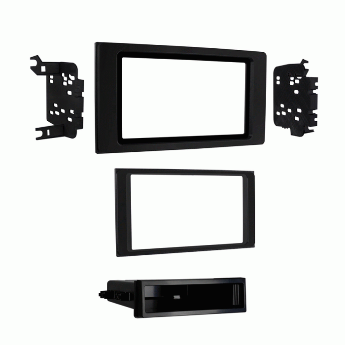 Metra 99-8251B Single/Double DIN Dash Kit for Toyota Tacoma 2016-2023 (Matte Black) — view 1