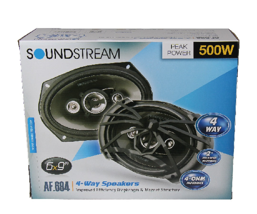 Soundstream AF.694 | Arachnid Series 6"x9" 4-Way Speaker w/ Special Grilles (1 Pai — view 1